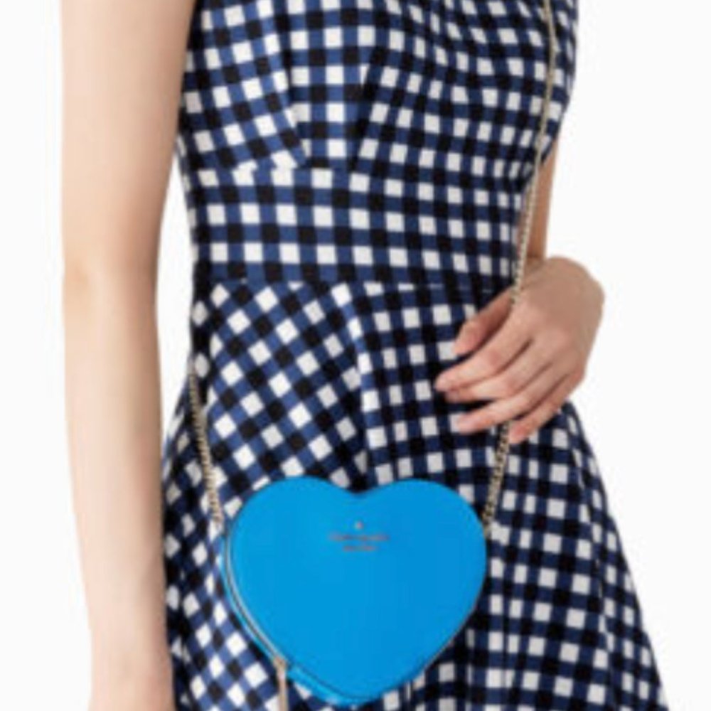 MAKE AN OFFER  Kate Spade New York Love Shack Mini Heart Crossbody Summer Night
